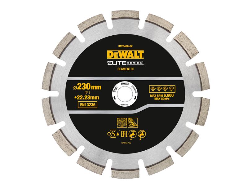 DEWALT DEWDT20466QZ ELITE SERIES™ Asphalt Diamond Wheel, Segmented