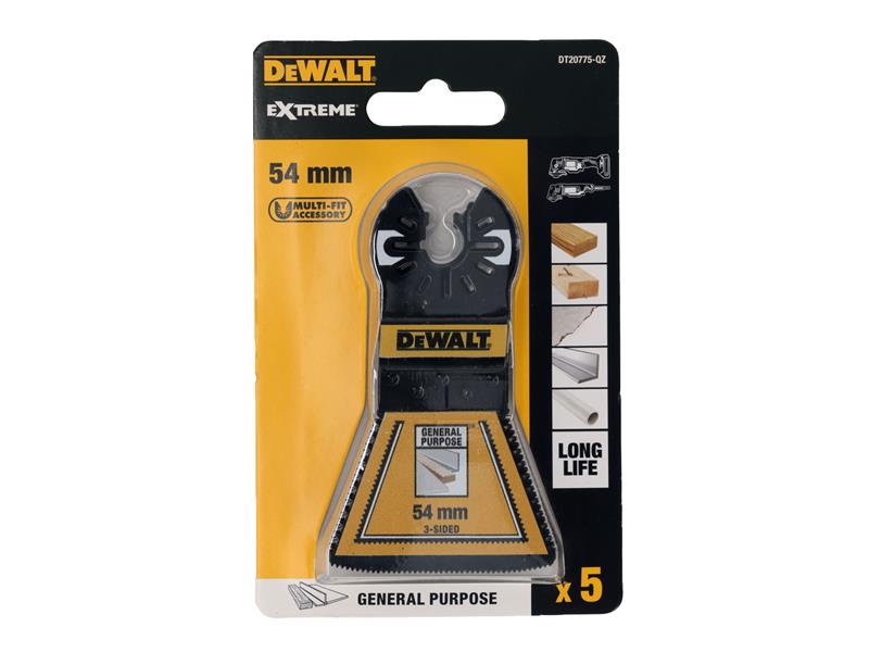 Bi-metal 3-Sided Cutting Multitool Blade