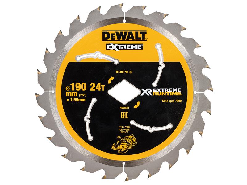 DEWALT DEWDT40270QZ Extreme Runtime FlexVolt Circular Saw Blade