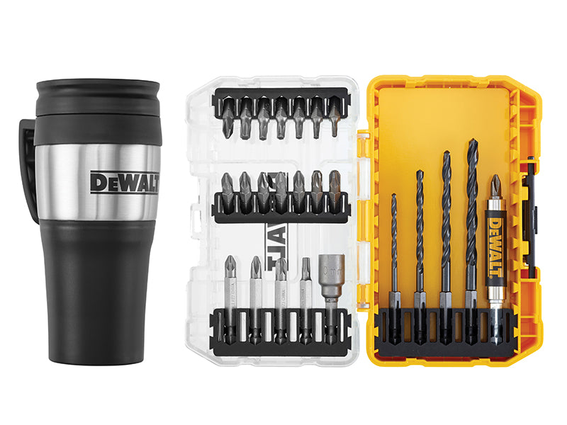 DEWALT DEWDT70707QZ DT70707 Drill Drive Set, 25 Piece + Mug