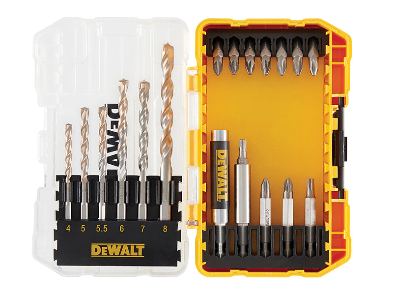 DEWALT DEWDT70712QZ DT70712 Extreme Masonry Drill Drive Set, 19 Piece