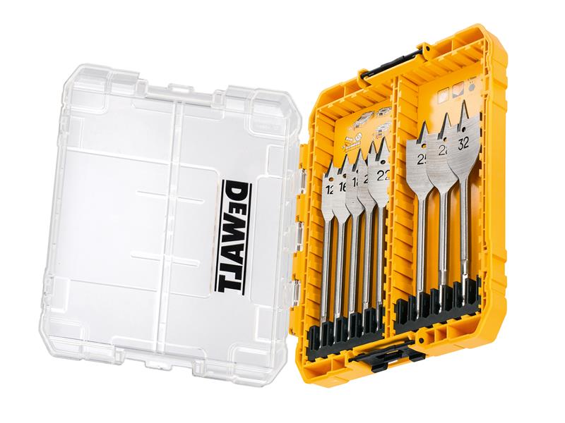 DEWALT DEWDT70750QZ DT70750 Flat Drill Bit Set, 8 Piece