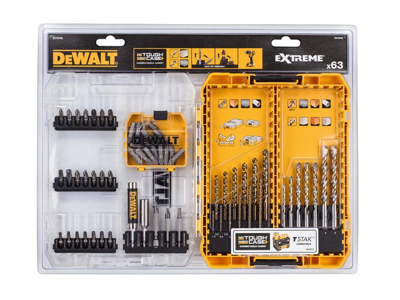 DEWALT DEWDT70759QZ DT70759 Mixed Drill & Bit Set, 63 Piece