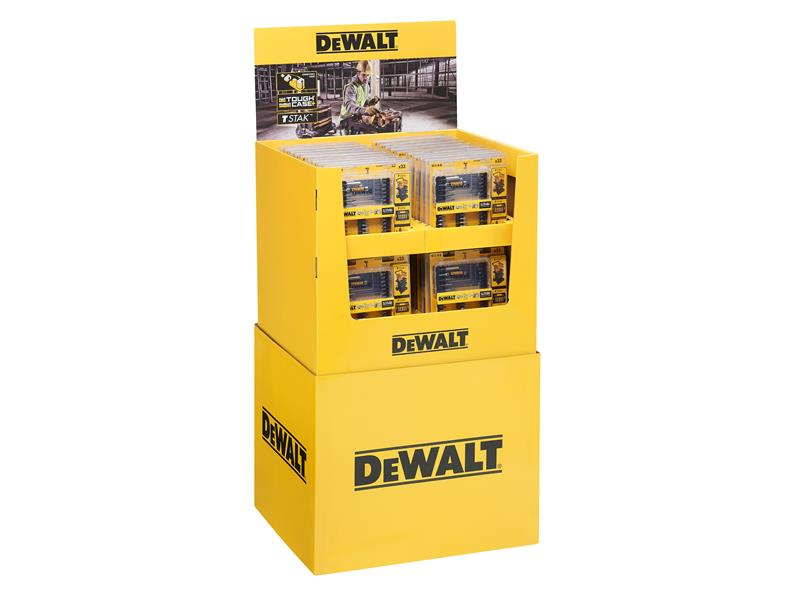DEWALT DEWDT70771QZ FSDU Merch Tower with 40 x DT70709 Screwdriving Sets
