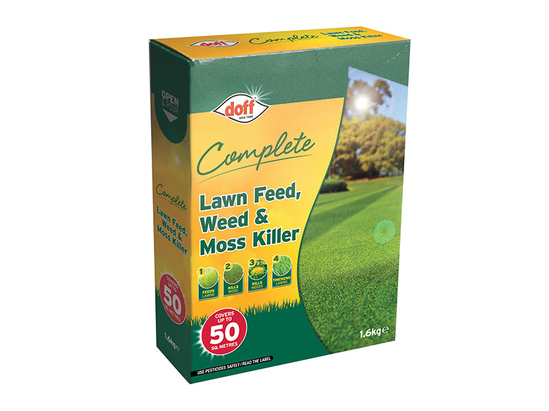 DOFF DOFLM028 Complete Lawn Feed, Weed & Moss Killer