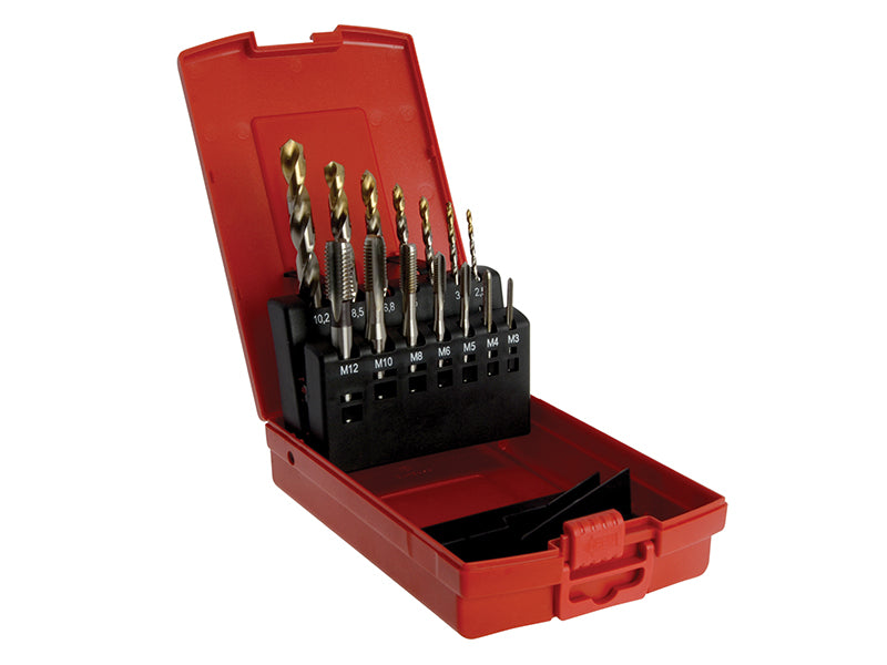 Dormer DORL115101 A002 Drills & E500 HSS MC Tap Set