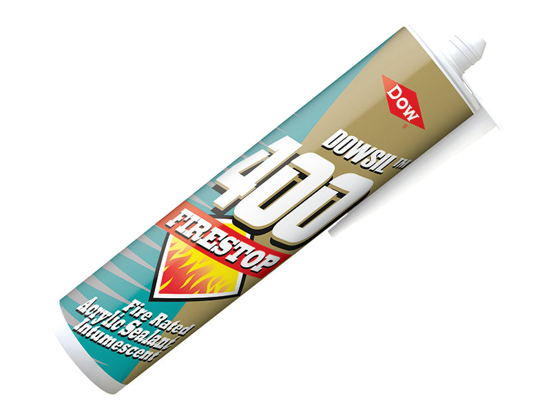Dowsil DOW2938863 Firestop 400 Acrylic Sealant White 380ml