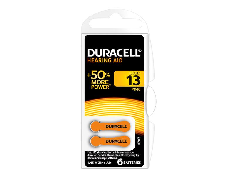 Duracell DUR13 Specialty Hearing Aid Batteries