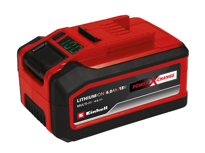 Einhell EINPXBAT6 Power X-Change Multi-Ah Battery 18V 4-6Ah Li-ion