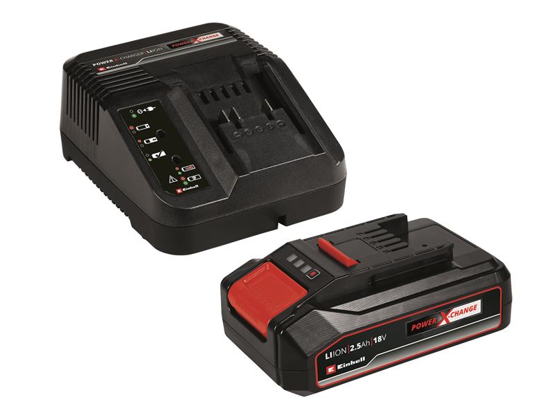 Einhell EINPXSTKIT25 Power X-Change Battery & Charger Starter Kit 18V 1 x 2.5Ah Li-ion