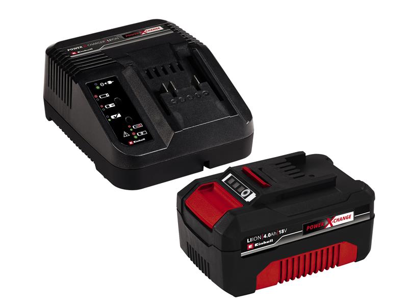 Einhell EINPXSTKIT4 Power X-Change Battery & Charger Starter Kit 18V 1 x 4.0Ah Li-ion