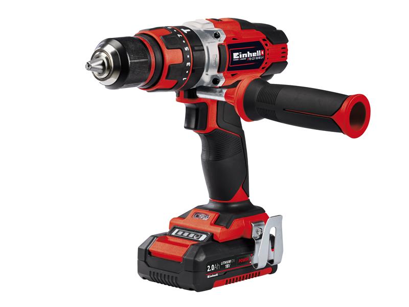 Einhell EINTECD1848 TE-CD 18/48 Li-i Power X-Change Impact Drill 18V 2 x 2.0Ah Li-ion