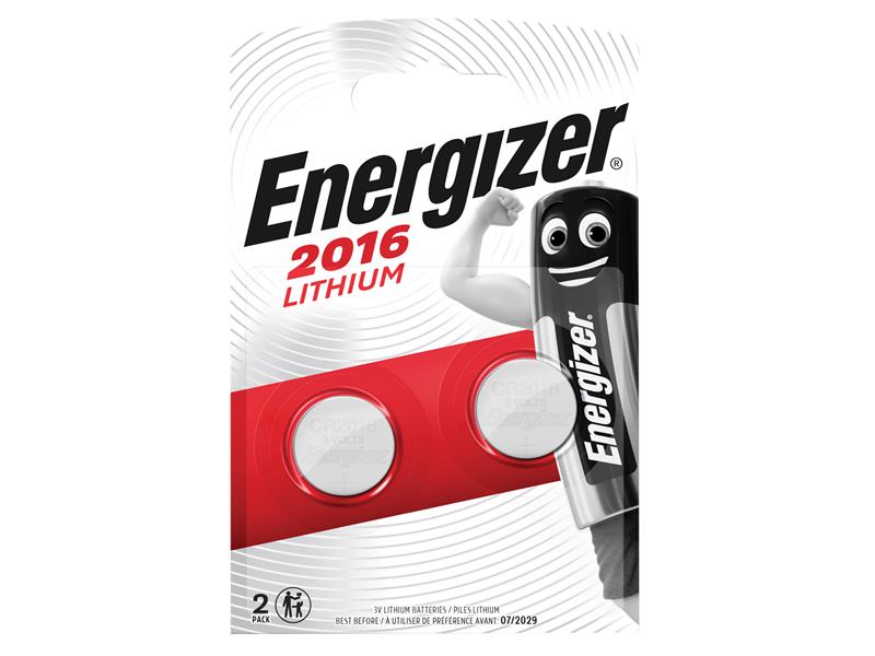 Energizer® ENG2016B2 CR2016 Coin Lithium Battery