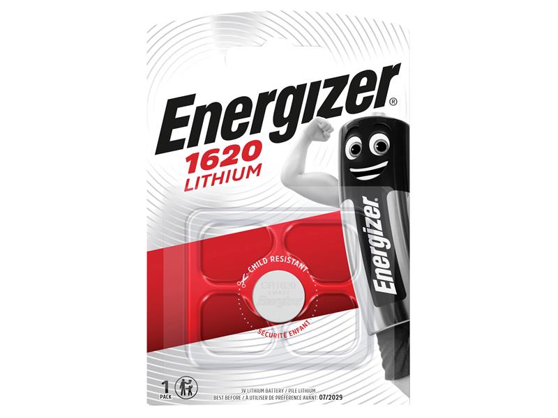 Energizer® ENGCR1620 CR1620 Coin Lithium Battery (Single)