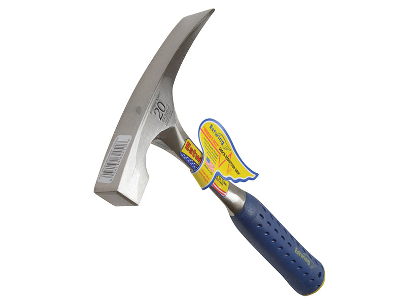 Estwing ESTE320BL Brick Hammer, Vinyl Grip