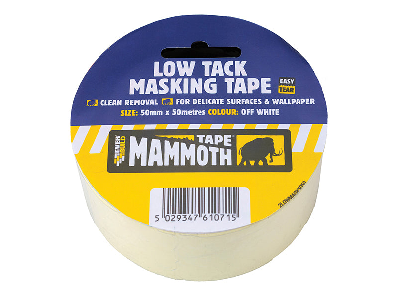 Everbuild Sika EVB2LOWMT25 Low Tack Masking Tape