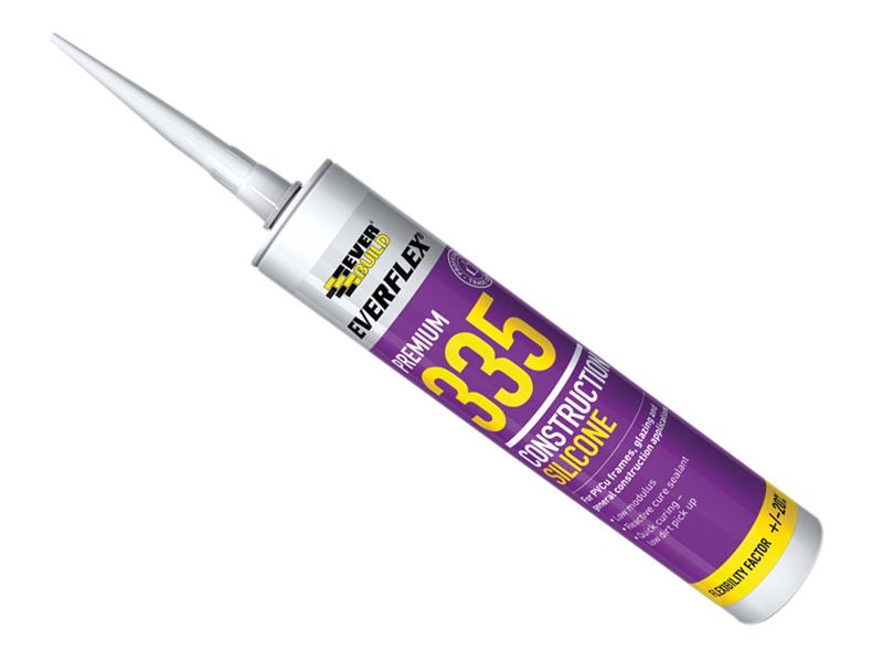 Everbuild Sika EVB335BK Everflex® 335 Construction Silicone