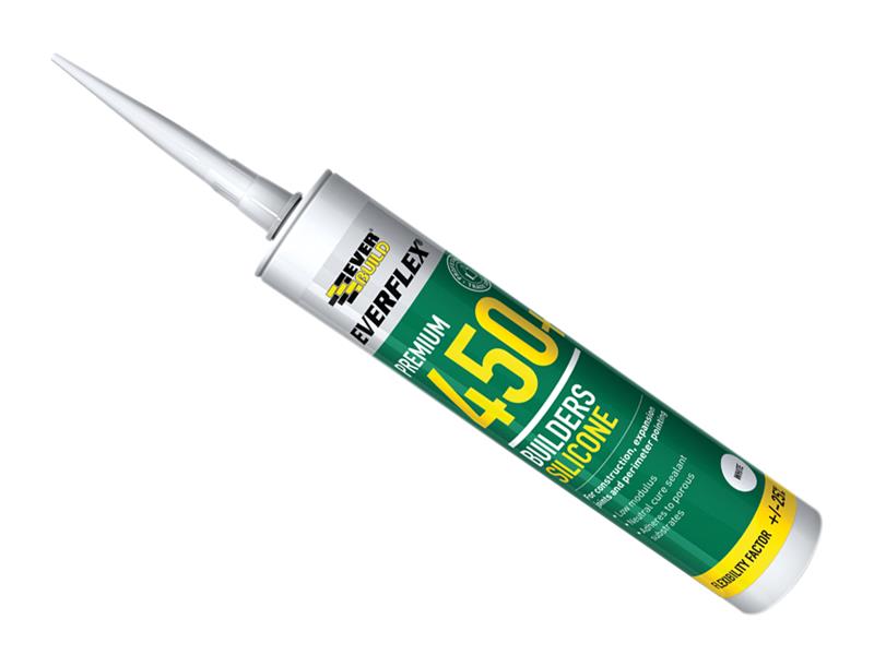 Everbuild Sika EVB450CL Everflex® 450 Builder's Silicone Sealant
