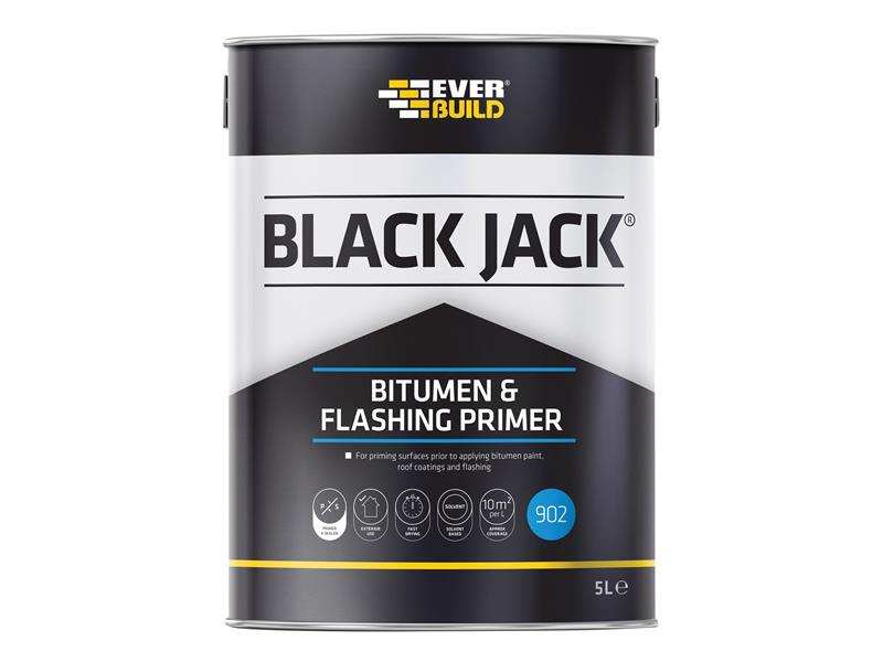 Everbuild Sika EVB90201 Black Jack® 902 Bitumen & Flashing Primer