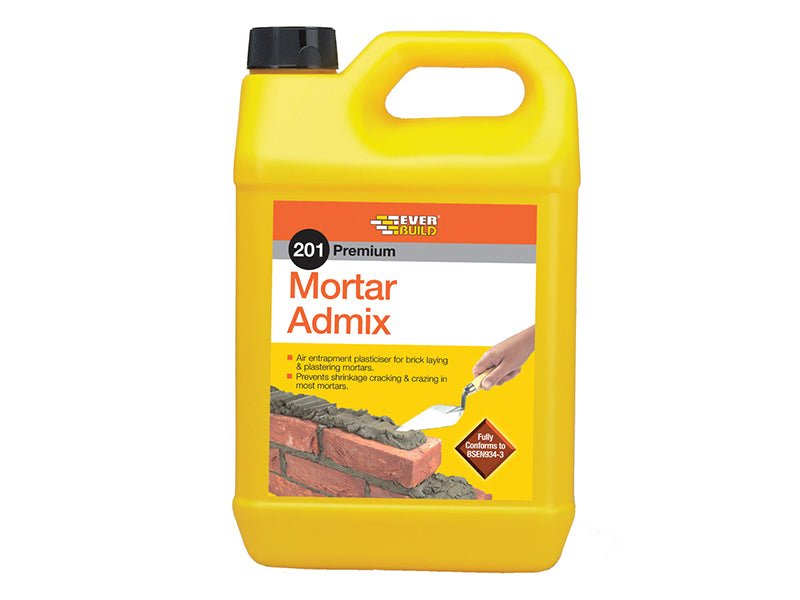 Everbuild Sika EVBAD5L 201 Mortar Admix 5 litre