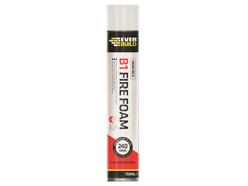 Everbuild Sika EVBEVFIRE Fire Foam B1 Hand Grade Aerosol 750ml