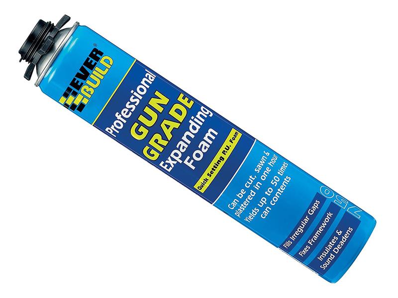 Everbuild Sika EVBEVGF7 Pro Gun Grade Expanding Foam 750ml