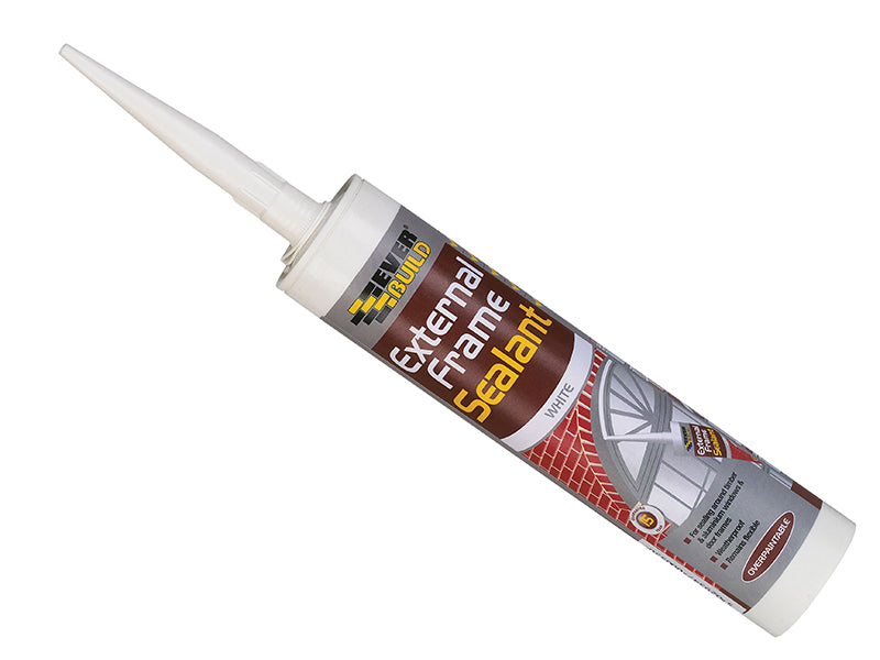 Everbuild Sika EVBEXTWH External Frame Acrylic Sealant