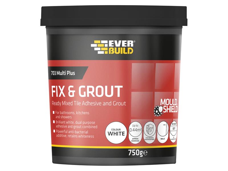 Everbuild Sika EVBFIX005 703 Fix & Grout Tile Adhesive