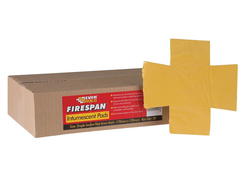 Everbuild Sika EVBFSPANSNGL Firespan Intumescent Pads