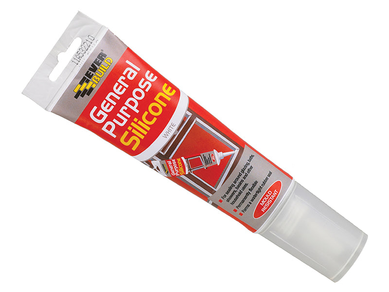 Everbuild Sika EVBGPSESQCL Easi Squeeze Silicone Sealant
