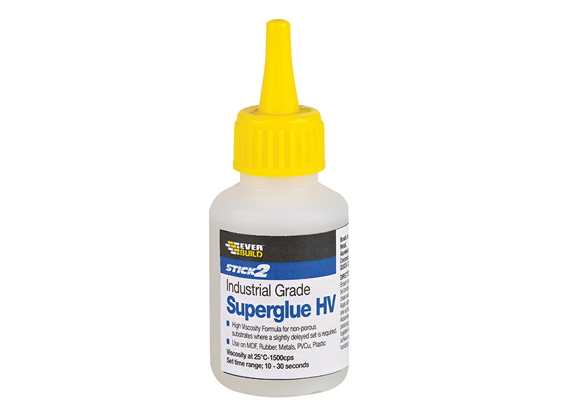 Everbuild Sika EVBHV20 Industrial Superglue HV