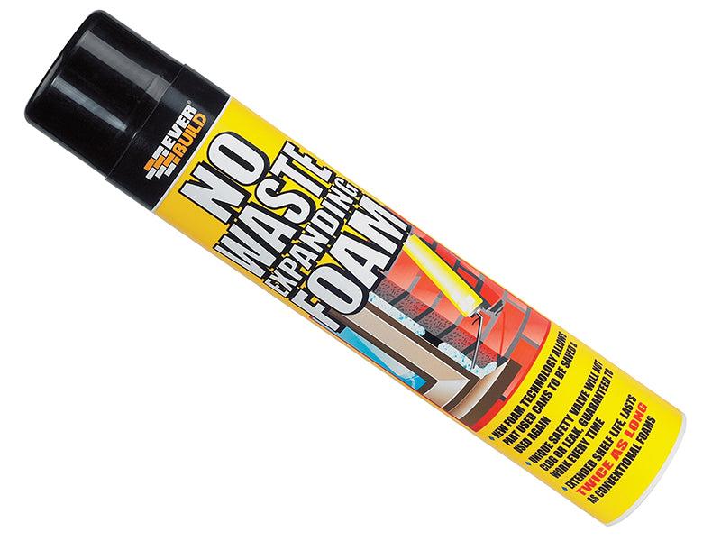 Everbuild Sika EVBNOWASTEHH No Waste Expanding Foam 750ml
