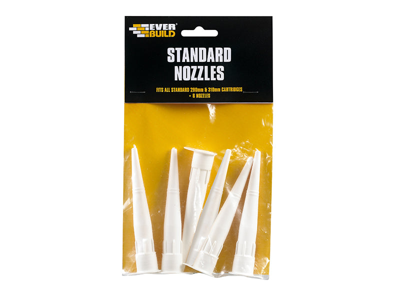 Everbuild Sika EVBNOZSTD Standard Nozzle Pack of 6