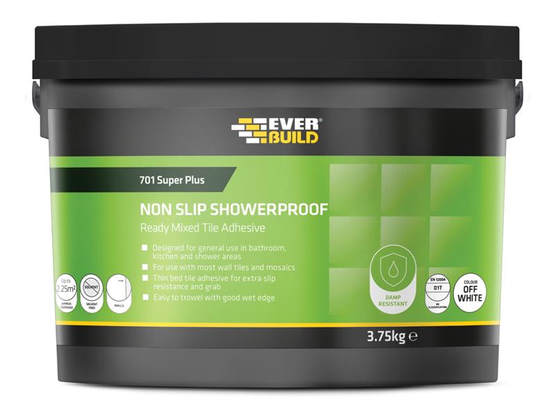 Everbuild Sika EVBNS01 701 Acrylic Non Slip Tile Adhesive
