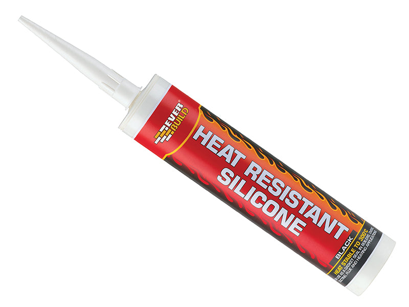 Everbuild Sika EVBPCHEATSIL Heat Resistant Silicone C3