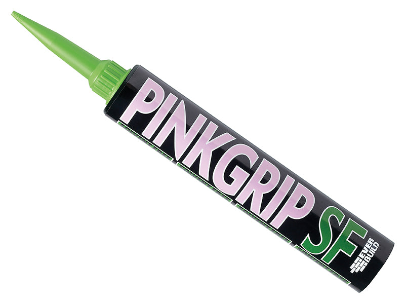 Everbuild Sika EVBPINKSF Pinkgrip Solvent-Free Cartridge 380ml