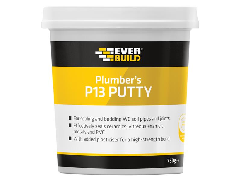 Everbuild Sika EVBPLUMB750 Plumber's Putty 750g