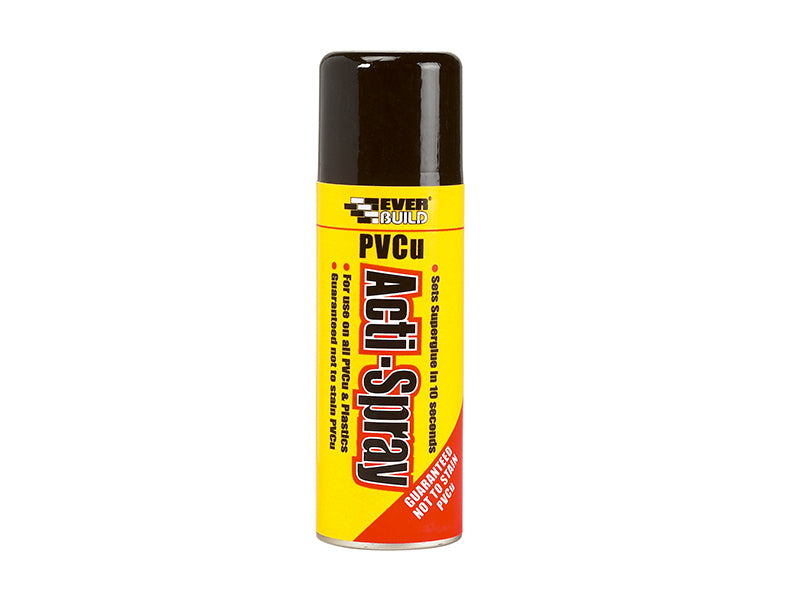 Everbuild Sika EVBPVCACT PVCu Acti-Spray 200ml