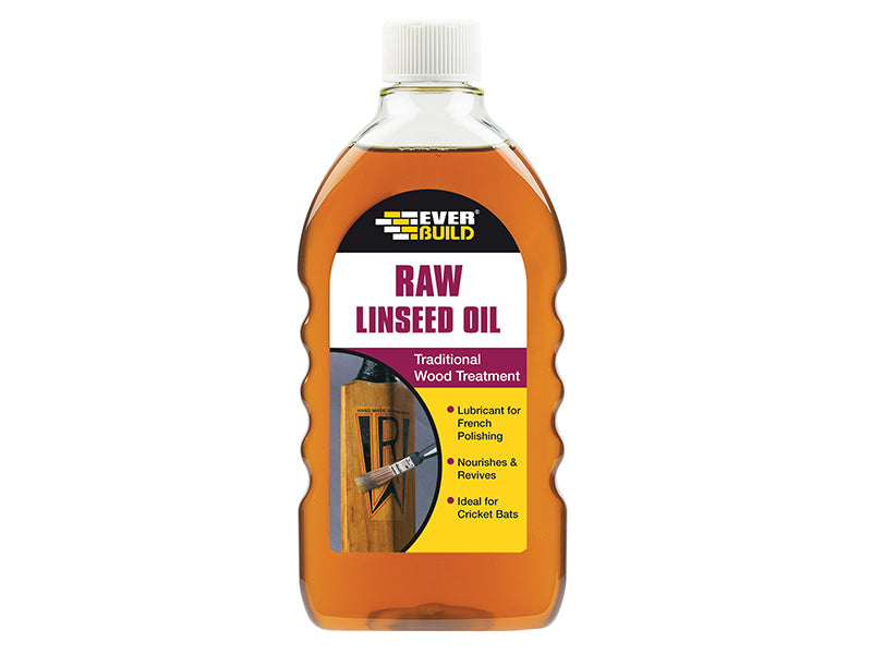 Everbuild Sika EVBRAWLIN Raw Linseed Oil 500ml