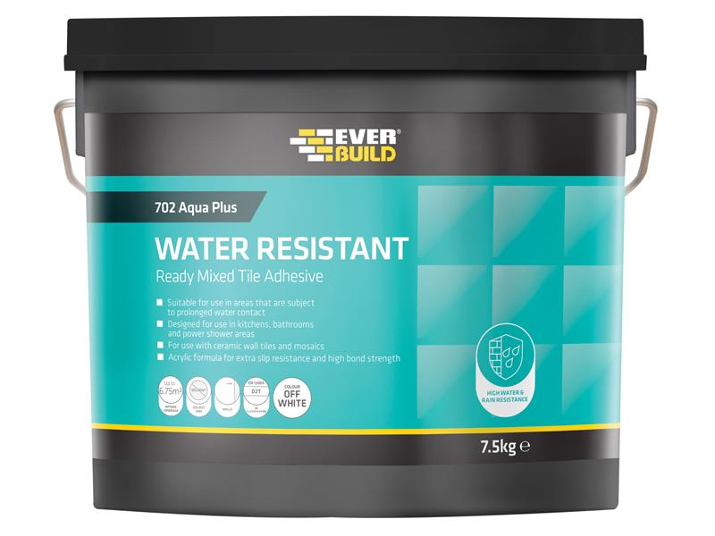 Everbuild Sika EVBRES01 702 Water Resistant Tile Adhesive
