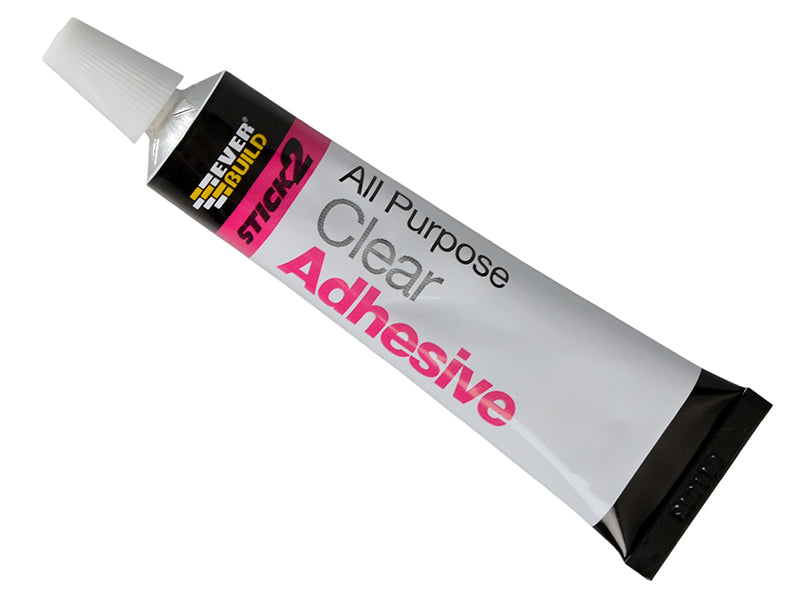 Everbuild Sika EVBS2CLEAR STICK2® All-Purpose Adhesive Tube 30ml