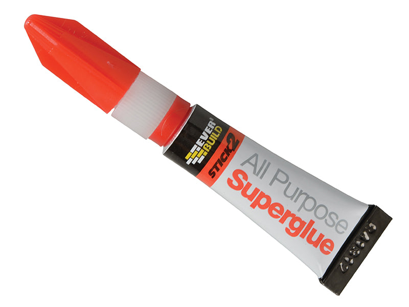 Everbuild Sika EVBS2SUP03 STICK2® All-Purpose Superglue Tube 3g