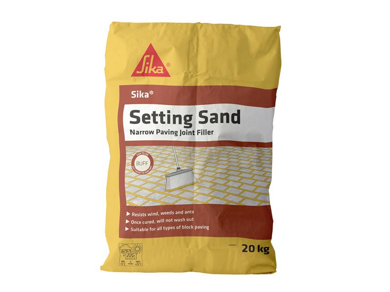 Everbuild Sika EVBSANDBF20 Sika Setting Sand Buff 20kg