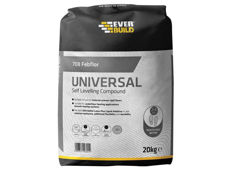 Everbuild Sika EVBSELF20 708 Febflor Self Level Compound 20kg