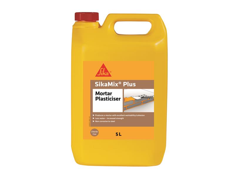 Everbuild Sika EVBSIKAMIXP5 Sikamix Plus 5 litre