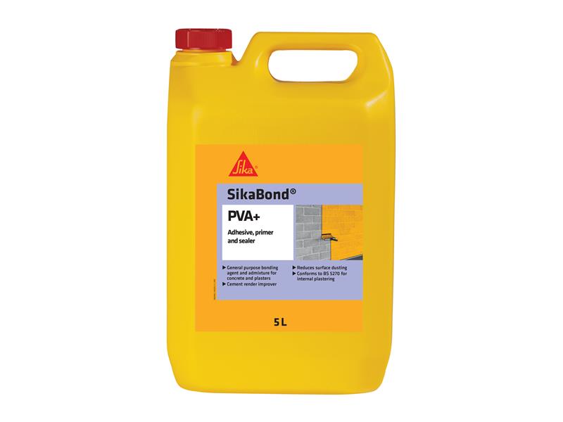 Everbuild Sika EVBSIKAPVA5 Sikabond PVA+ 5 litre