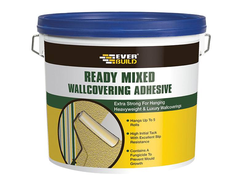 Everbuild Sika EVBWALLRD4 Ready Mixed Wallcovering Adhesive 4.5kg