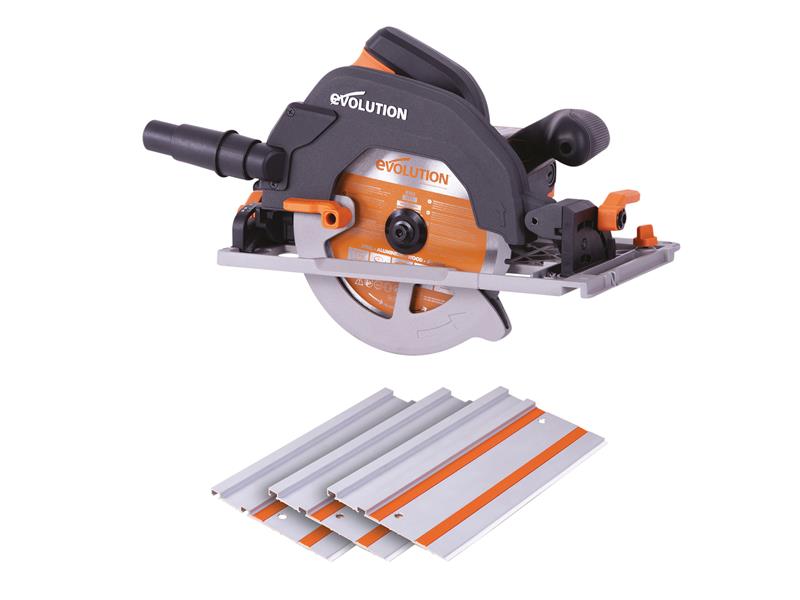 Evolution EVL185CCSXP R185CCSX Circular Track Saw Kit
