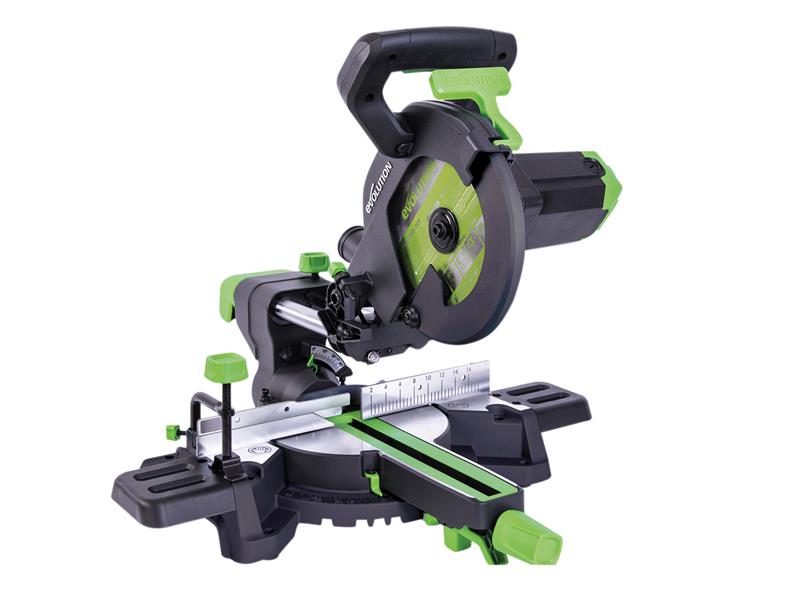 Evolution EVLF210SMS F210SMS TCT Multi-Material Sliding Mitre Saw 210mm 1200W 240V