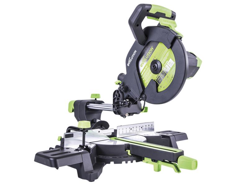 Evolution EVLF255SMS F255SMS TCT Multi-Material Sliding Mitre Saw 255mm 1600W 240V